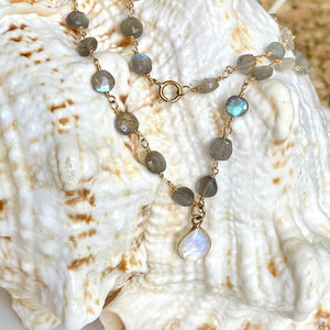 LABRADORITE NECKLACE - CADIZ