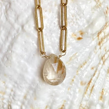 Load image into Gallery viewer, GOLD QUARTZ NECKLACE - ORO
