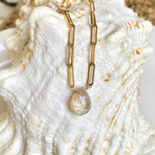 Load image into Gallery viewer, GOLD QUARTZ NECKLACE - ORO
