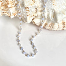Load image into Gallery viewer, BLUE LACE AGATE NECKLACE - ANGEL
