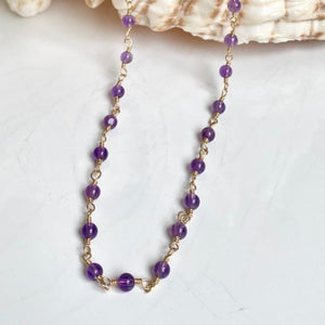 AMETHYST NECKLACE - PORPORA
