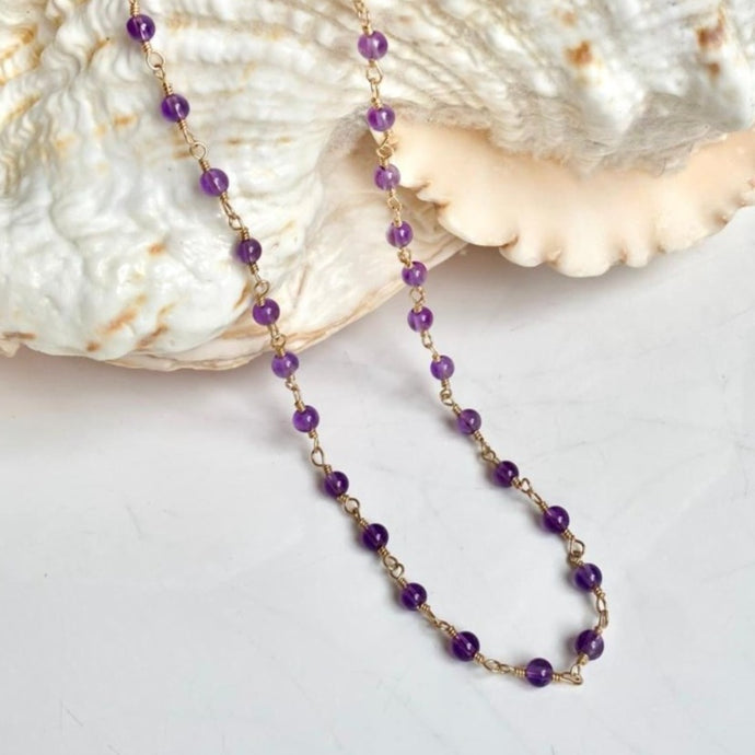 AMETHYST NECKLACE - PORPORA