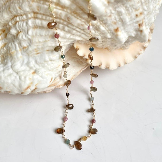 Quartz Pendant Necklace - Smoky