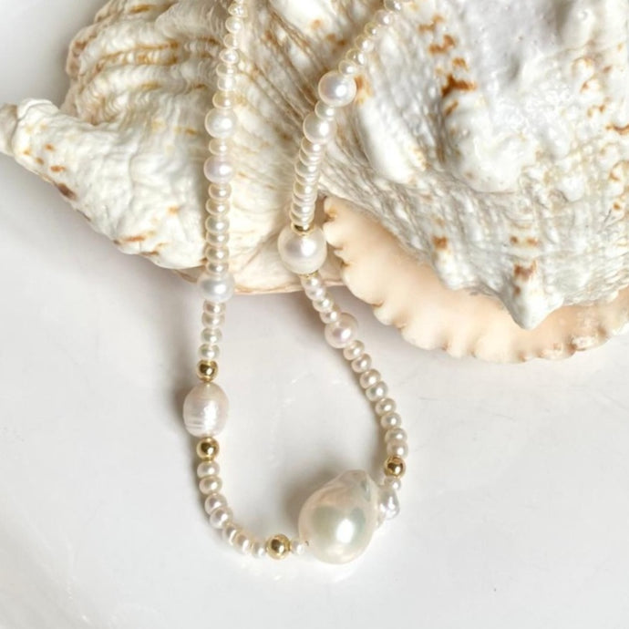 BAROQUE PEARL NECKLACE - SISSI