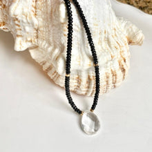 Load image into Gallery viewer, BLACK SPINEL NECKLACE - TARA
