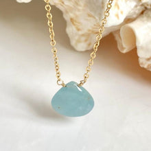 Load image into Gallery viewer, MILKY AQUAMARINE NECKLACE - VODA
