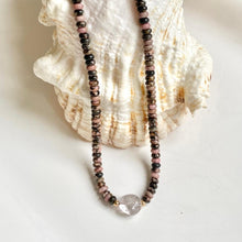 Load image into Gallery viewer, RHODONITE NECKLACE - MASHA
