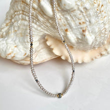 Load image into Gallery viewer, GREY PEARL NECKLACE - GIGI
