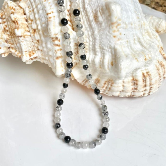 QUARTZ NECKLACE - DOMINO