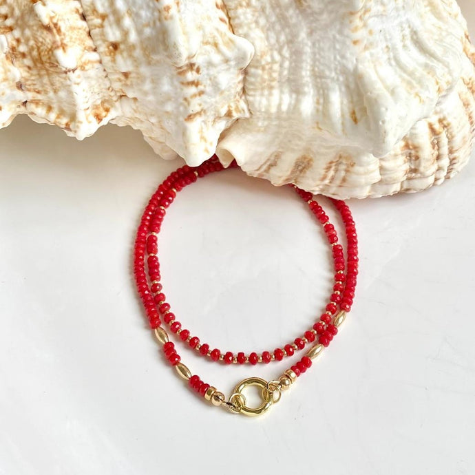 CORAL NECKLACE - ROSSI