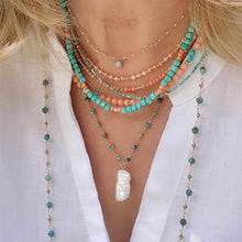 Load image into Gallery viewer, TURQUOISE NECKLACE - CARI
