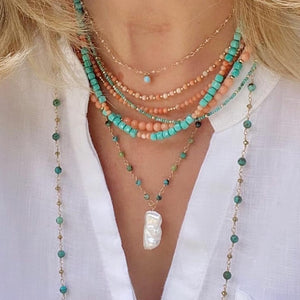 TURQUOISE NECKLACE - CARI