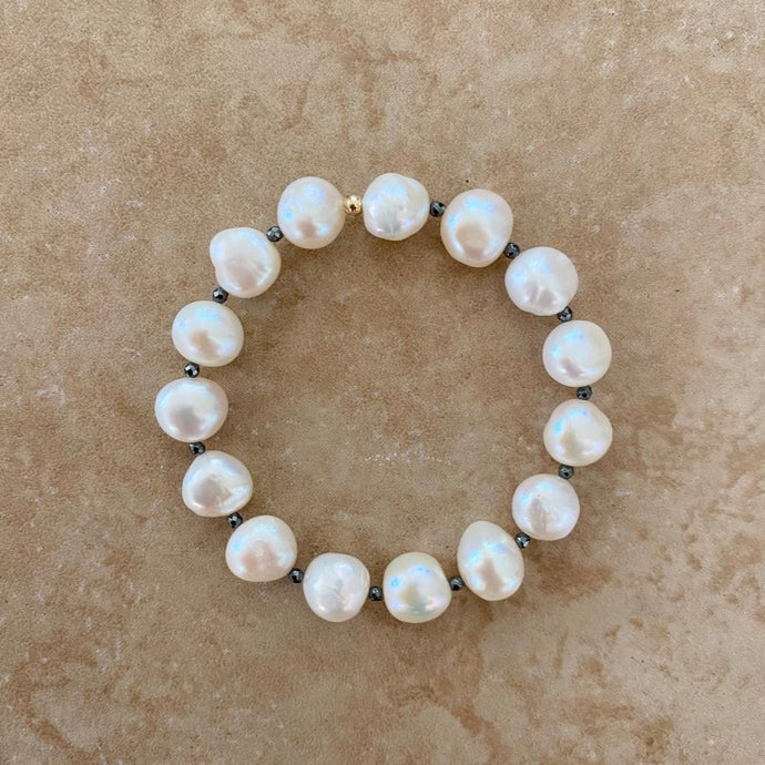 NUGGET PEARL BRACELET