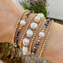 Load image into Gallery viewer, NUGGET PEARL BRACELET
