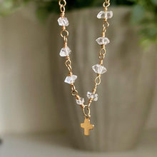 Load image into Gallery viewer, Herkimer diamond necklace
