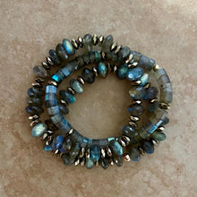 Load image into Gallery viewer, LABRADORITE BRACELET SET - AURORA
