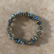 Load image into Gallery viewer, LABRADORITE BRACELET SET - AURORA
