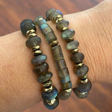 Load image into Gallery viewer, LABRADORITE BRACELET SET - AURORA
