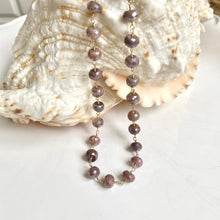 Load image into Gallery viewer, MOONSTONE NECKLACE - MOLTO CHOCOLATO
