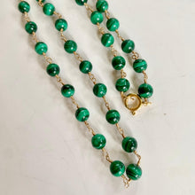 Load image into Gallery viewer, MALACHITE NECKLACE - ZEN
