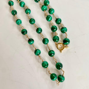 Malachite Necklace - Zen