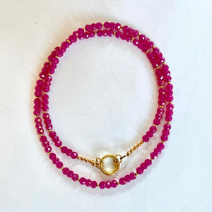 RUBY NECKLACE - RIOJA