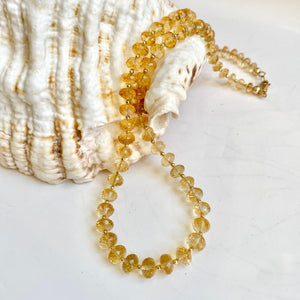 CITRINE NECKLACE - GOLDA