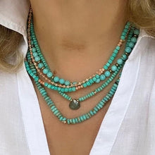 Load image into Gallery viewer, TURQUOISE NECKLACE - ELECTRA
