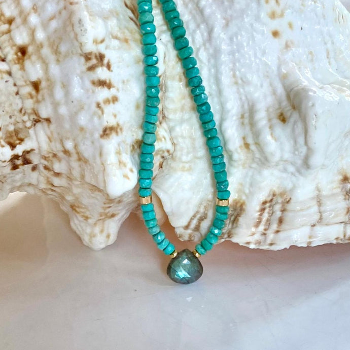 TURQUOISE NECKLACE - ELECTRA