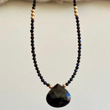 Load image into Gallery viewer, Black Spinel Necklace - Athena
