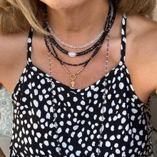 Load image into Gallery viewer, BLACK SPINEL NECKLACE - CLEO
