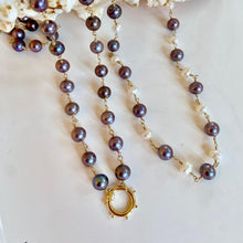 Load image into Gallery viewer, PEARL NECKLACE - ROYAL
