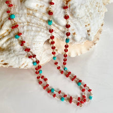 Load image into Gallery viewer, LONG CORAL NECKLACE - CARMEN
