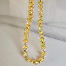 Load image into Gallery viewer, Opal beads necklace

