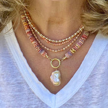 Load image into Gallery viewer, Rainbow Shell Necklace

