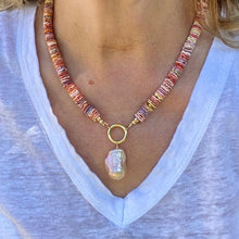 Load image into Gallery viewer, Rainbow Shell Necklace
