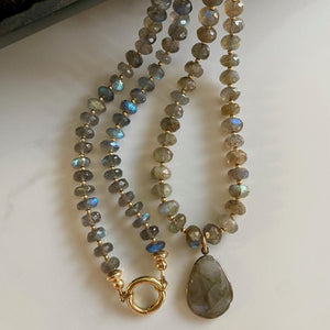 Long Labradorite Necklace - Shimmy