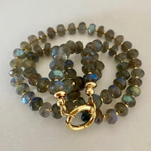 Load image into Gallery viewer, Long Labradorite Necklace - Shimmy
