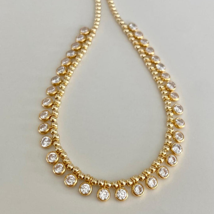TENNIS DRIP NECKLACE