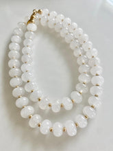 Load image into Gallery viewer, White Jade Necklace - Snow
