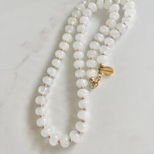 Load image into Gallery viewer, White Jade Necklace - Snow
