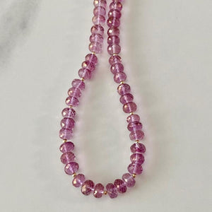 Pink Quartz Necklace - Kari