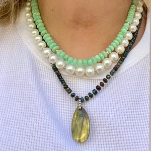 Black Opal Necklace - Aisha