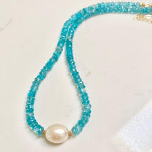 Load image into Gallery viewer, Apatite Necklace - Sky
