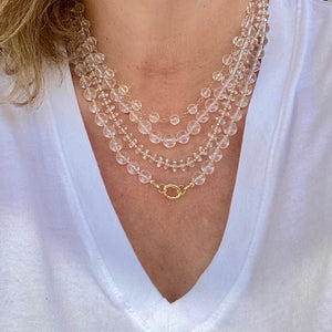 Long Crystal Necklace