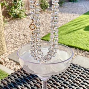 Long Crystal Necklace