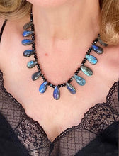 Load image into Gallery viewer, Labradorite Fringe Necklace - Sola
