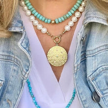 Load image into Gallery viewer, Gold Coin Pendant
