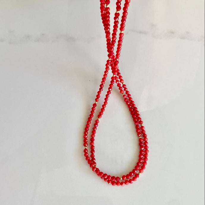 Red Coral Necklace - Rossa