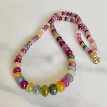Load image into Gallery viewer, Tourmaline candy necklace
